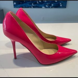 Jimmy Choo Fuscia pink patent pump